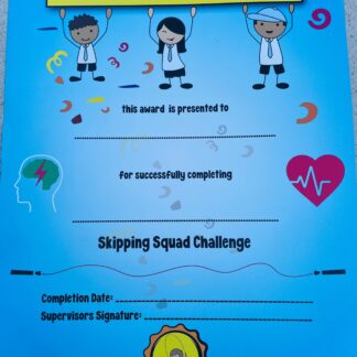 SKIPPING SQUAD CERTIFICATES X 30